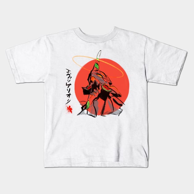 EVA 01 Kids T-Shirt by CammyCreations